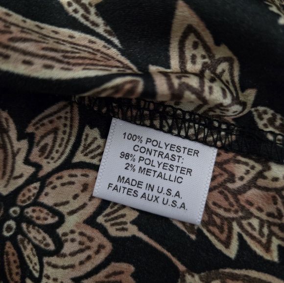 ​MISA Los Angeles Garance Blouse Gilded Paisley Floral Ruffle Puff Sleeve XS - Picture 14 of 15